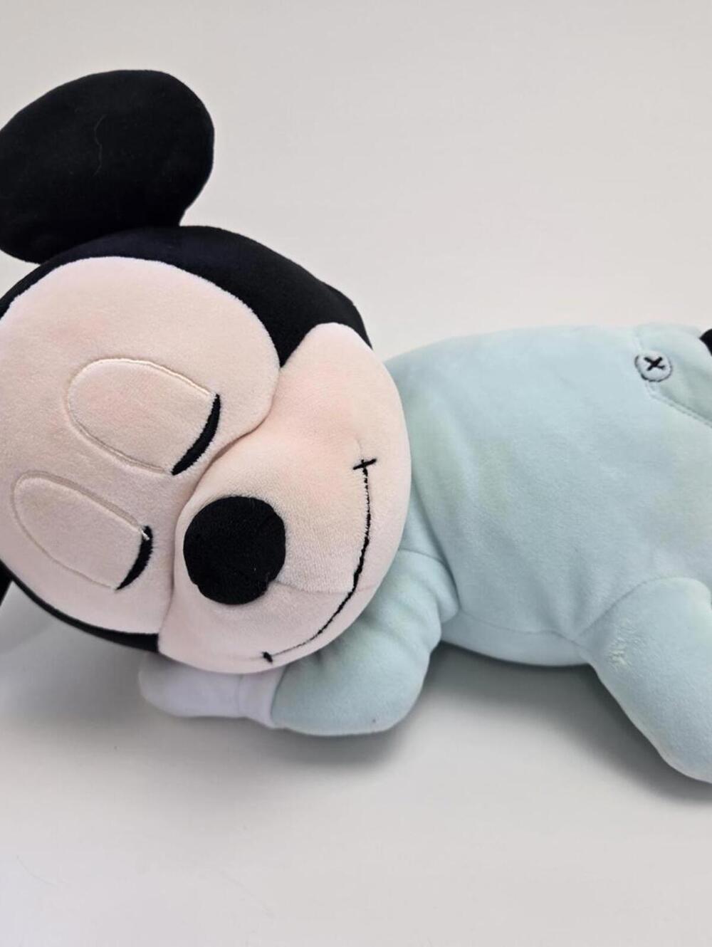 Disney Baby Vintage Sleeping Mickey Mouse Plush, Vintage Collectible (10 inch)